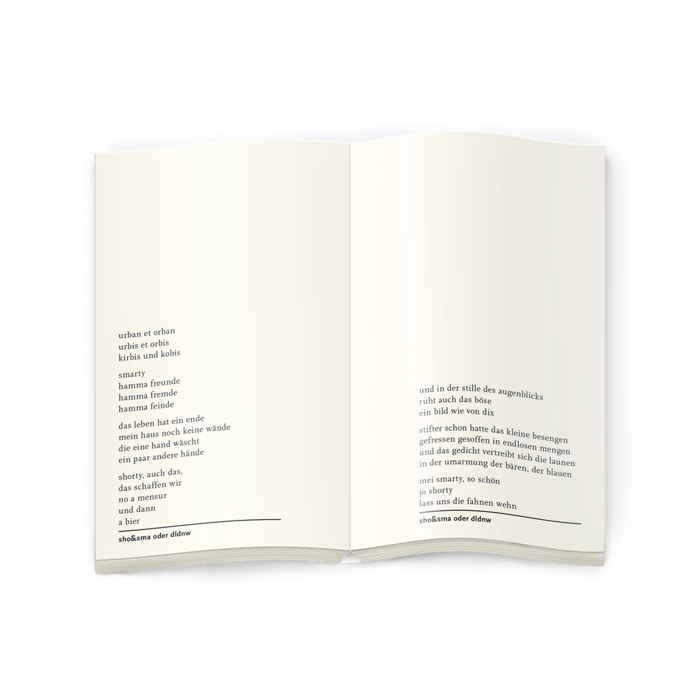 Text of "shorty und smarty"